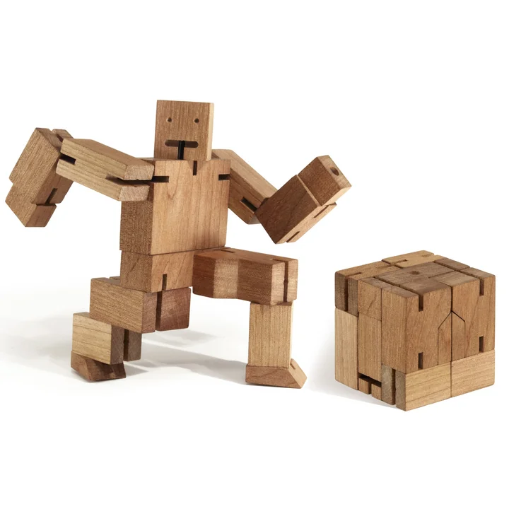 De Cubebot van Areaware vormt een perfecte kubus