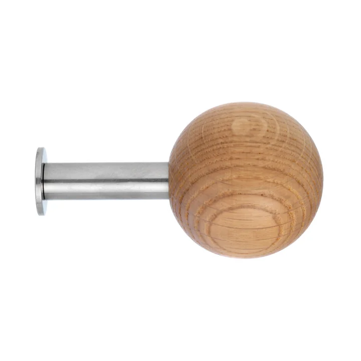 Dots Wandhaken van Schönbuch in geoliede eik