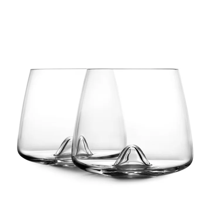 Normann Copenhagen - Whisky Glas, duo dat diagonaal voor elkaar staat