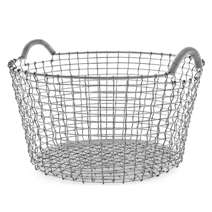 Klassieke draadmand van Korbo met 35 draden gemaakt van roestvrij staal