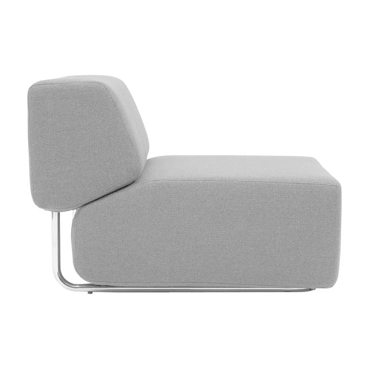 Softline - Noa modulaire bank, enkele unit, zicht, lichtgrijs