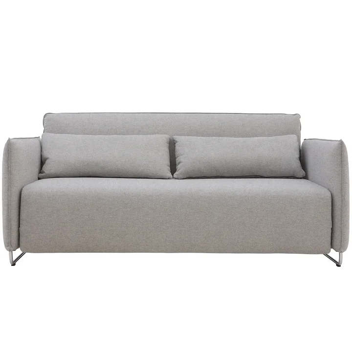 Cord Softline Slaapbank van grijs vilt (620)