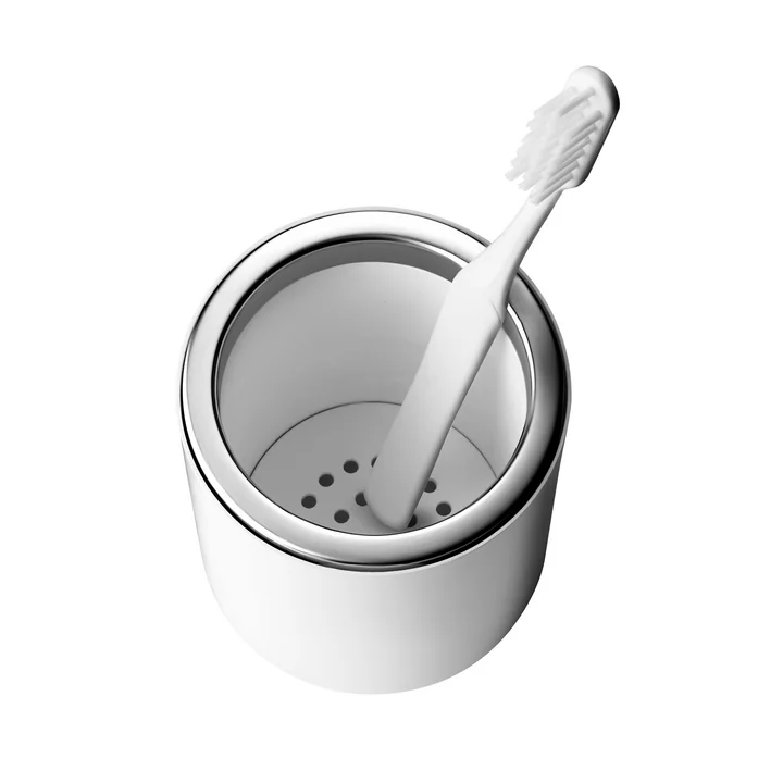 Badborstelhouder van Audo in wit