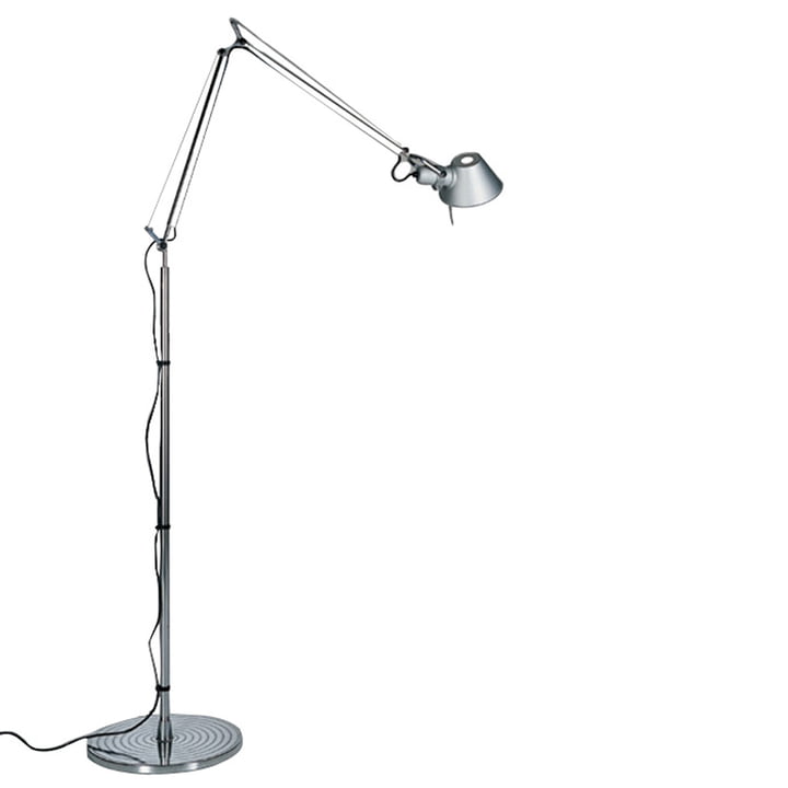 Artemide - Tolomeo Terra vloerlamp, body aluminium, halogeen lam