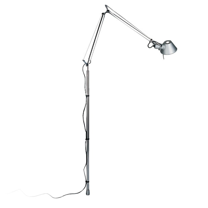 Artemide - Tolomeo Terra vloerlamp, body aluminium, halogeen lam