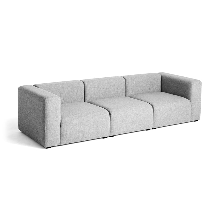 Hooi - Mags Sofa, 3-Sitzer, lichtgrijs