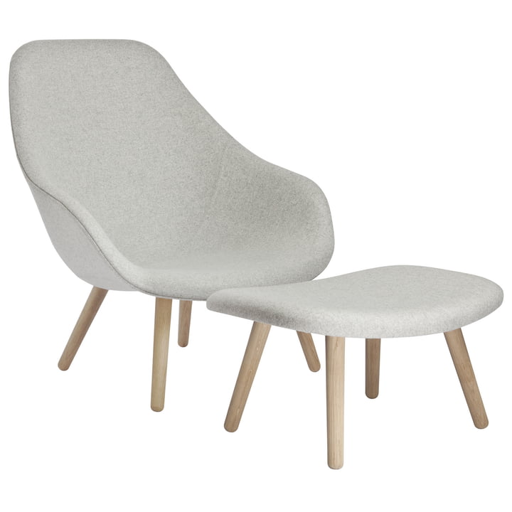 Hay - About A Lounge Chair AAL 92 met voetenbank