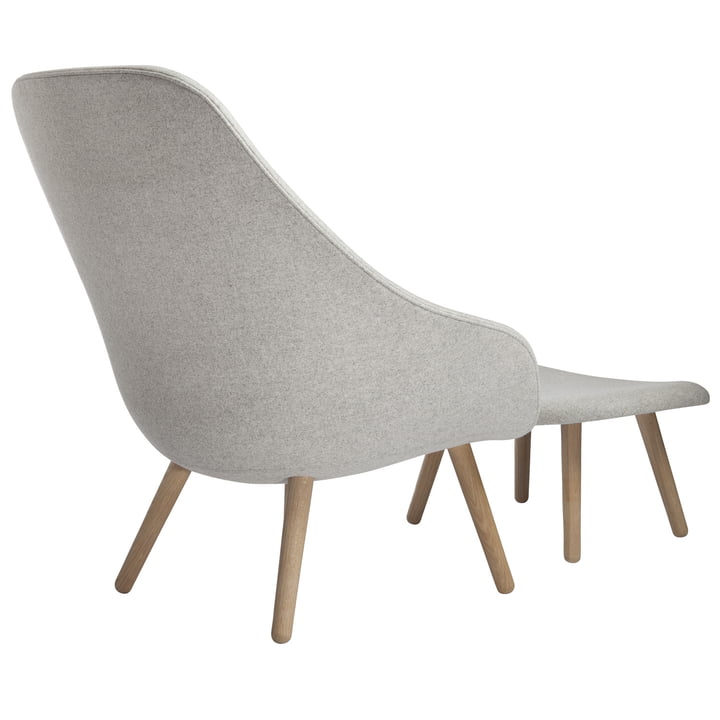 Hay - About A Lounge Chair AAL 92 met voetenbank