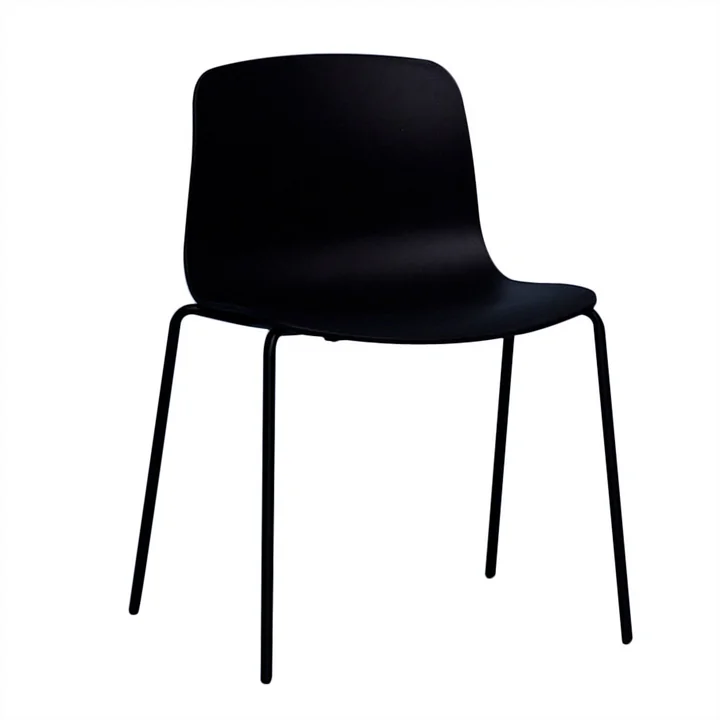 HAY - About A Chair AAC 16, aluminium zwart / zwart