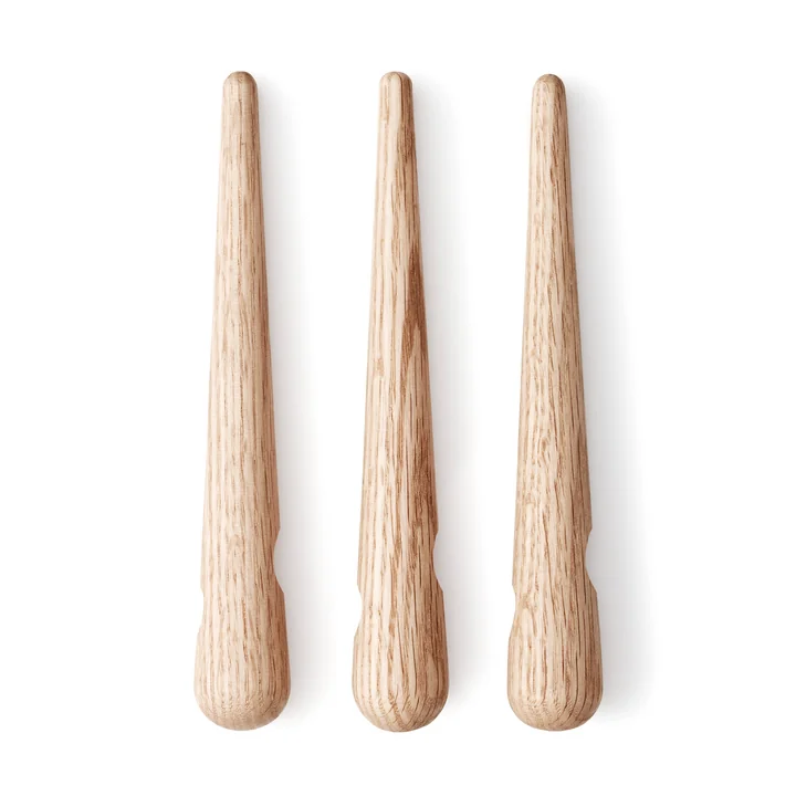 Normann Copenhagen - Timber Onderzetters - individueel naast elkaar