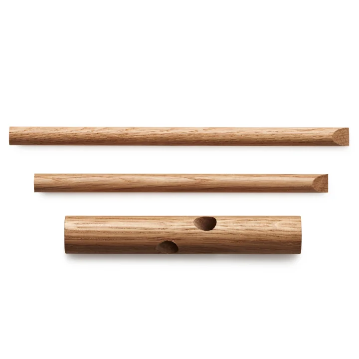 Normann Copenhagen - Sticks Haken, natuurlijk - Afzonderlijke onderdelen