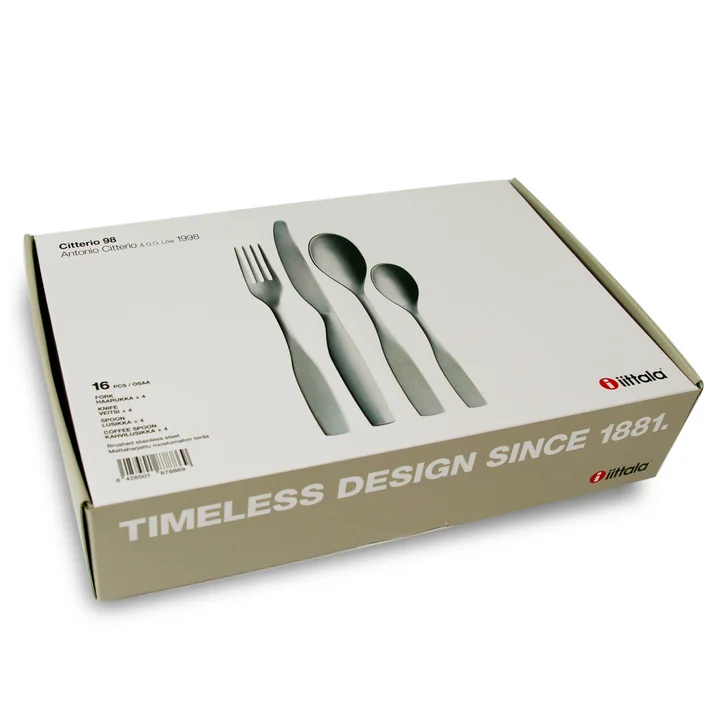 Citterio 98 Set van Iittala in roestvrij staal