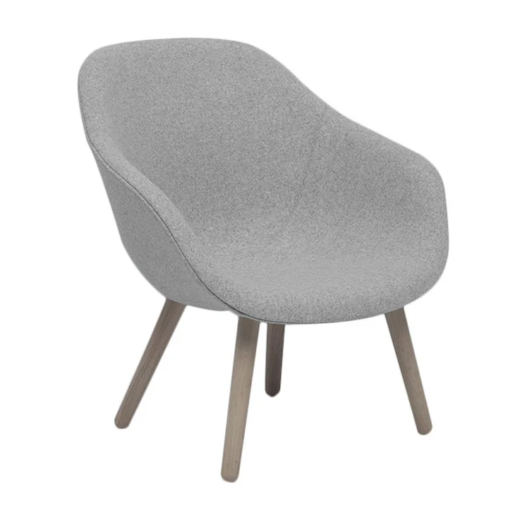 HAY - About A Lounge Chair, Laag / AAL 82, Remix lichtgrijs (123)