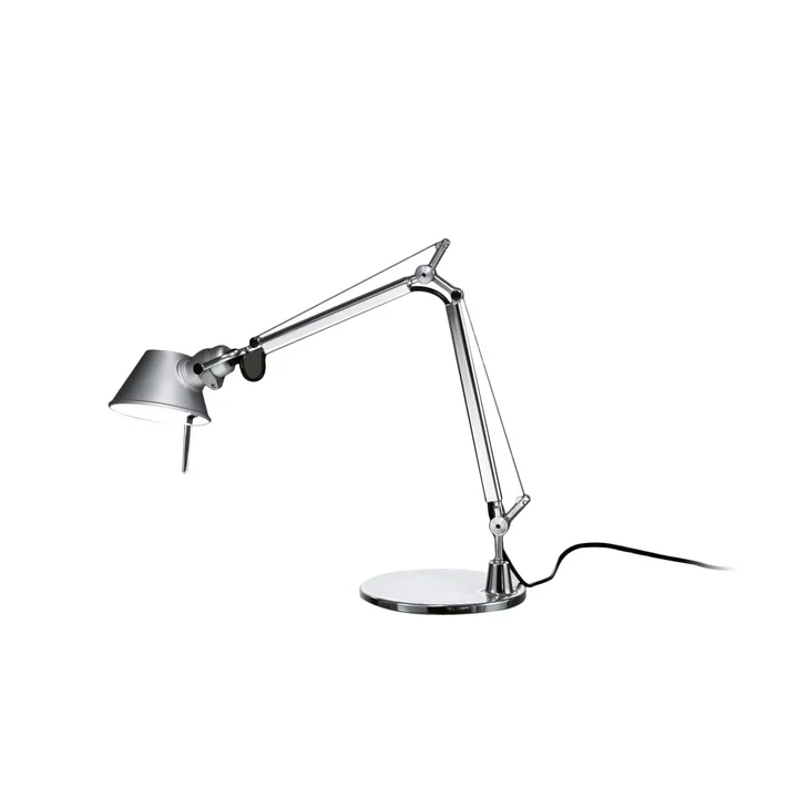 Tolomeo Mini LED tafellamp van Artemide in aluminium uitvoering