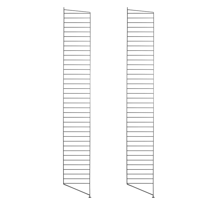 Vloerladder voor String plank 200 x 30 cm (set van 2) van String in zwart