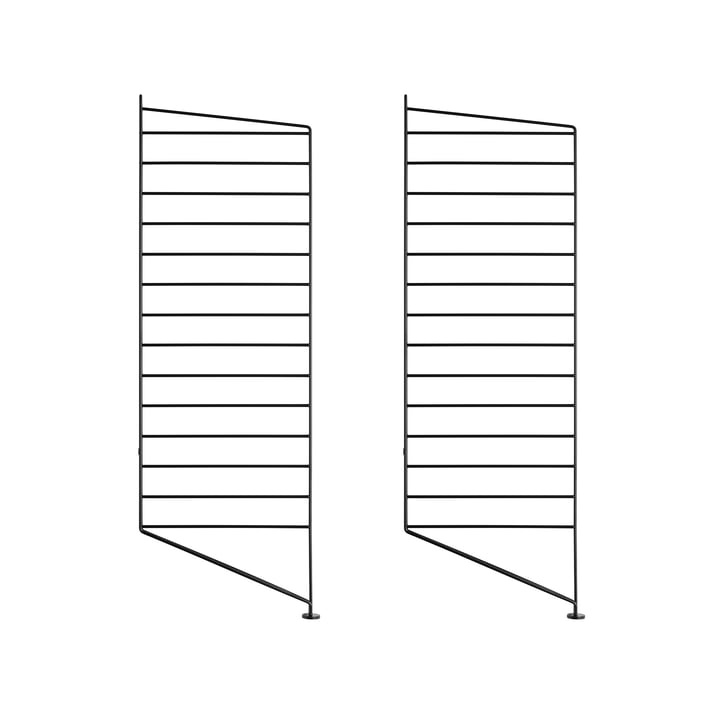 Vloerladder voor String plank 85 x 30 cm (set van 2) van String in zwart