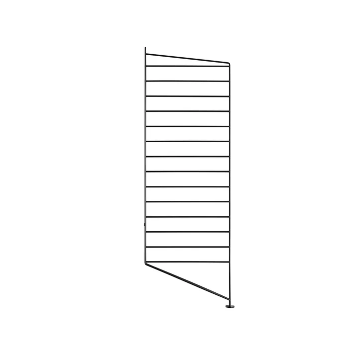 Onderste ladder voor String plank 85 x 30 cm van String in zwart