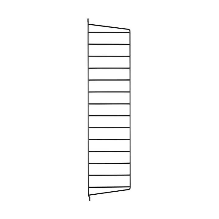 Muurladder voor String plank 75 cm van String in zwart