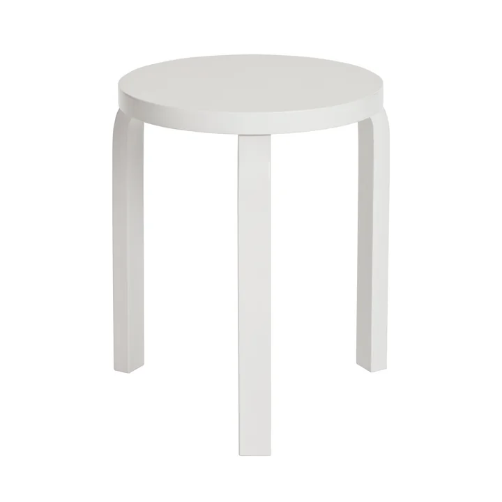 Artek - Kruk 60 , wit/ wit