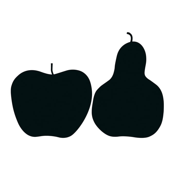 Danese Milano - grafiek "Tre, la mela e la pera".