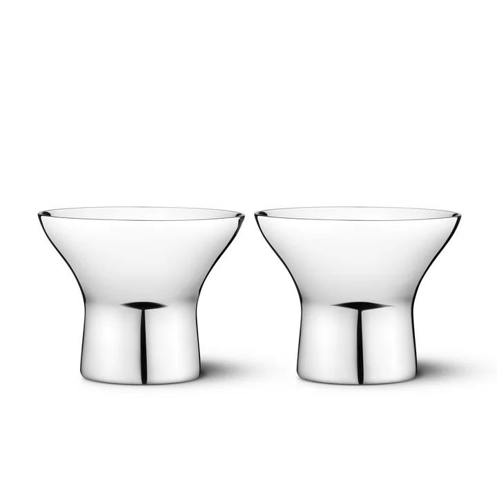 Georg Jensen - Alfredo Eierdopjes, set van 2