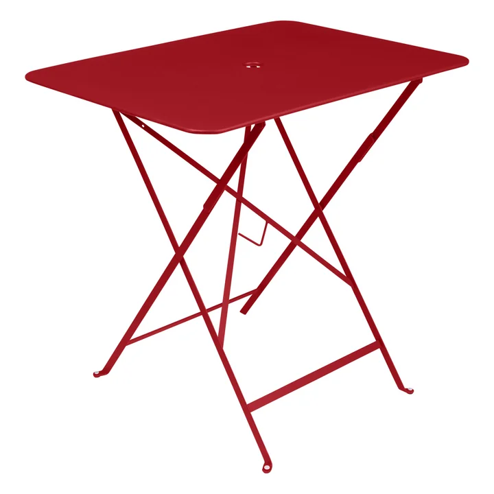 Bistro Klaptafel 77 x 57 cm van Fermob in klaprood