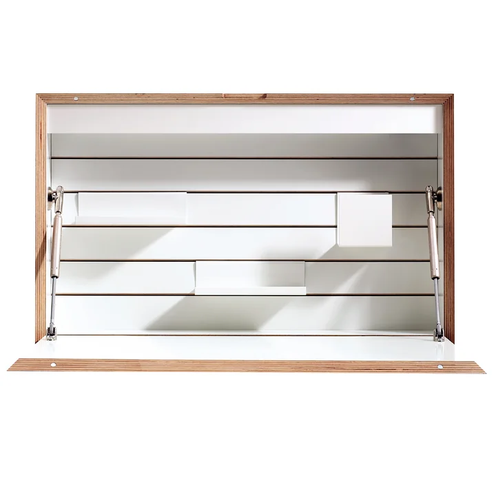 Müller Small Living - Flatbox, wit - open, front