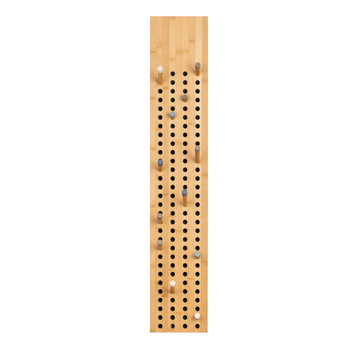 We doen hout - Scoreboard Kapstok verticaal, bamboe natuur