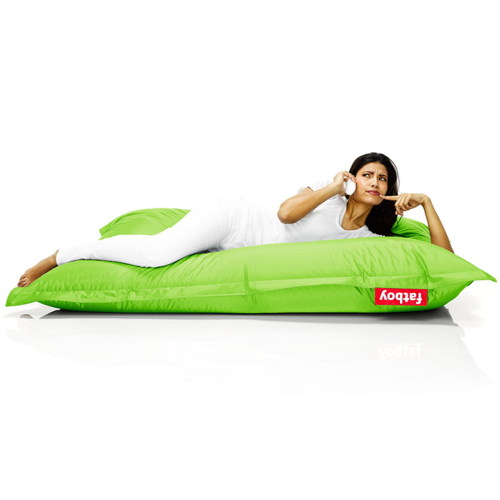 Beanbag Original - Situatie vrouw op zitzak, groen door Fatboy