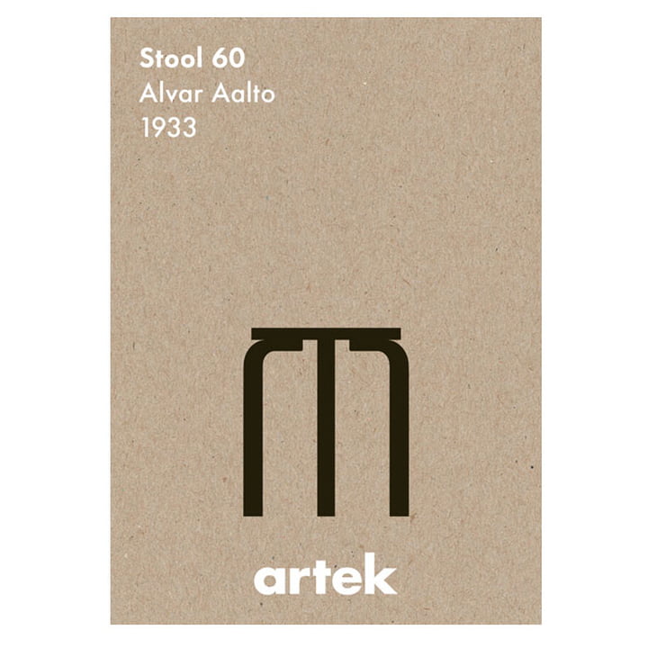 De Icon Poster - Kruk 60 van Artek