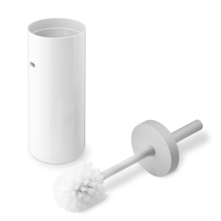 Lunar Toiletborstel van Authentics in wit / lichtgrijs