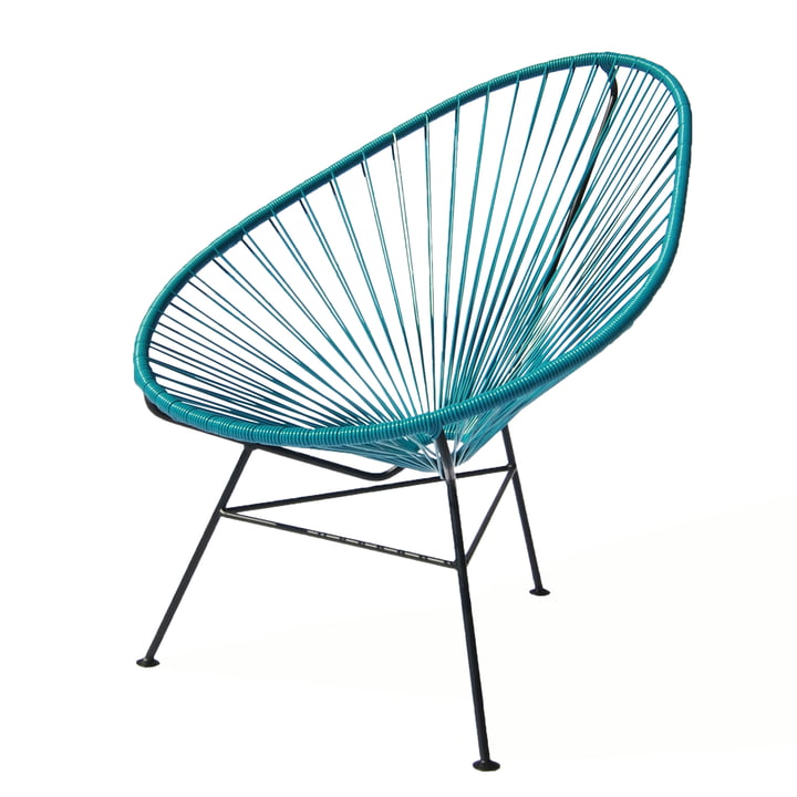OK Design - De Acapulco Chair, petrol blauw