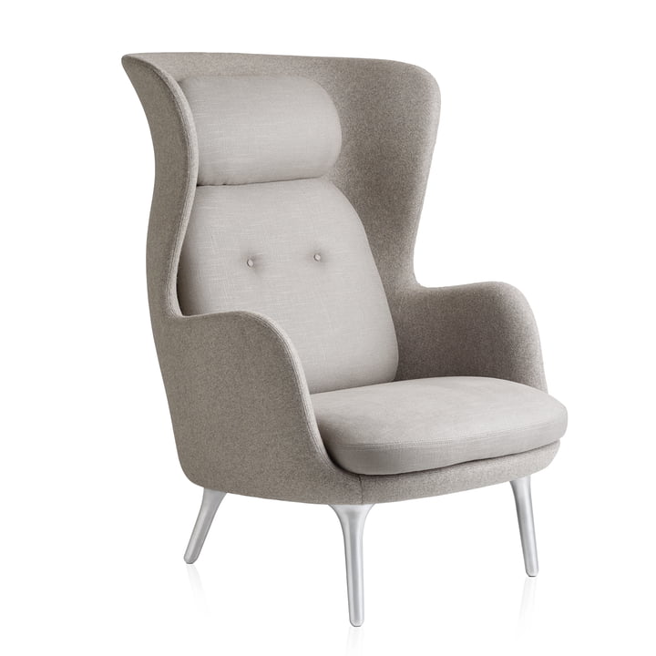 Fritz Hansen - Ro Fauteuil, taupe / taupe