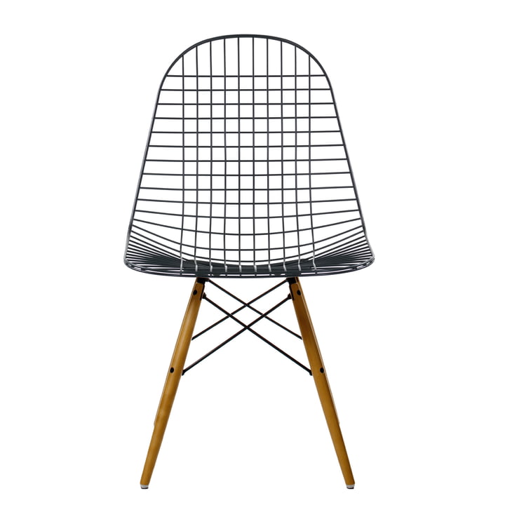 Vitra - Wire Chair DKW, geelachtig esdoorn - voorzijde