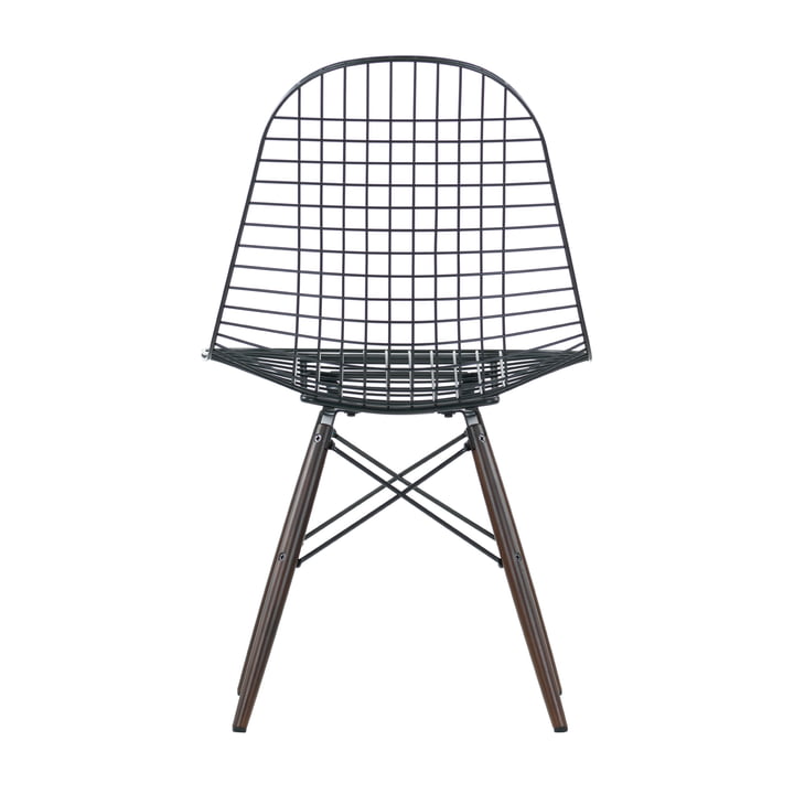 Vitra - Wire Chair DKW, donker esdoornhout - achterkant