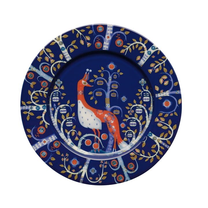 Iittala - Taika - blauw - platte plaat, Ø 22 cm