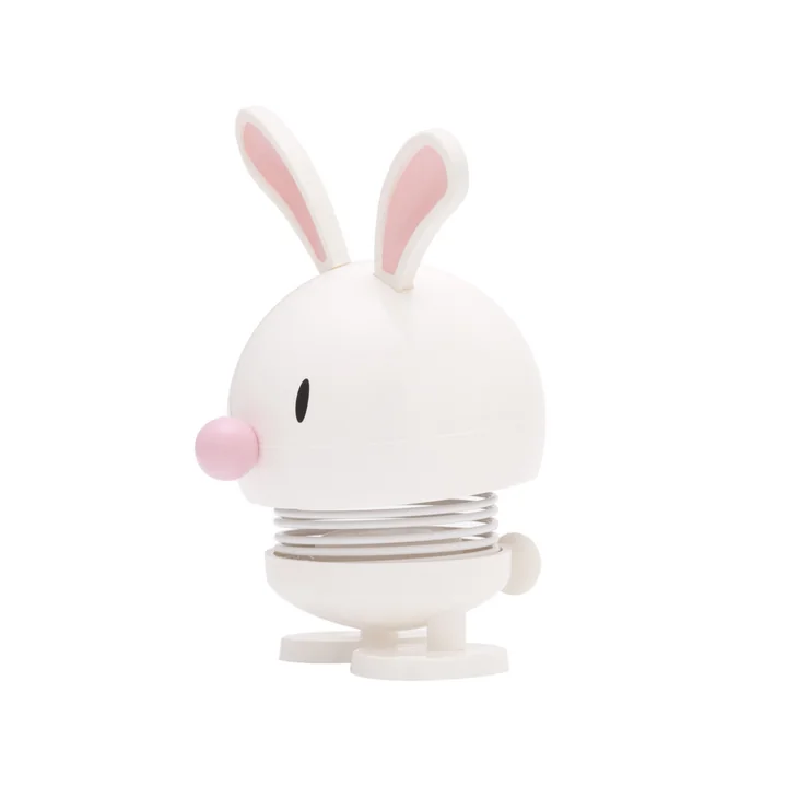 Hoptimist - Bunny Bimble, wit, klein, klein, lateraal