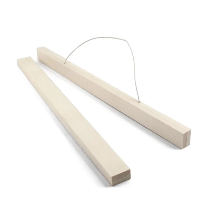 naast elkaar - Foto's rail, esdoorn hout