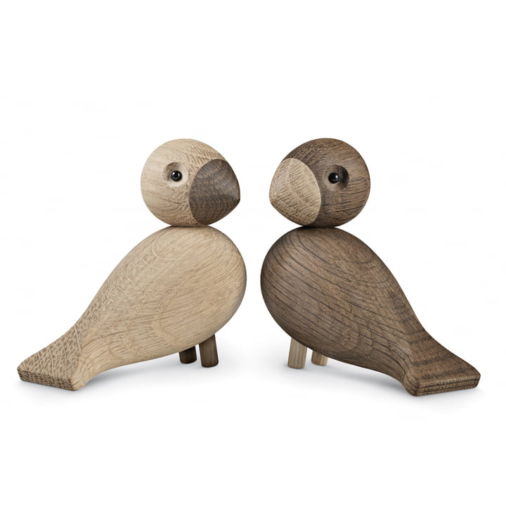 Kay Bojesen - Lovebirds, set van 2, zijaanzicht