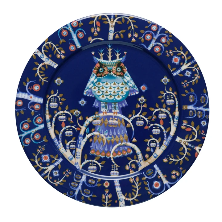 Iittala - Taika Plat bord, blauw Ø 27 cm