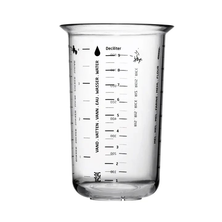 De maatbeker, 1L van Rig-Tig by Stelton