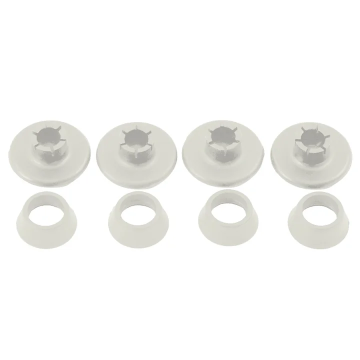 Kunststof pads voor kunststof stoel DSR, DAR, DKR, set van 4 stuks