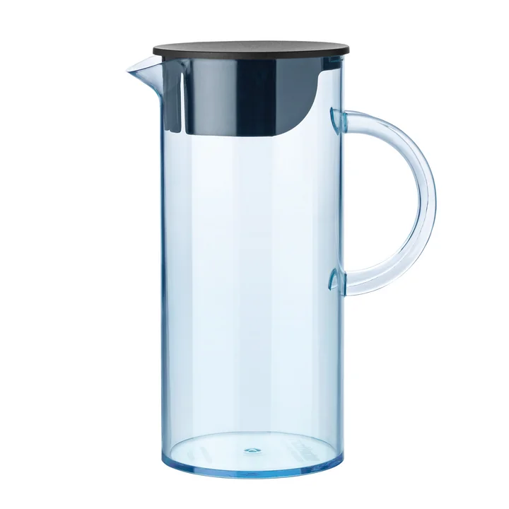 Stelton De - Kan met deksel, blauw