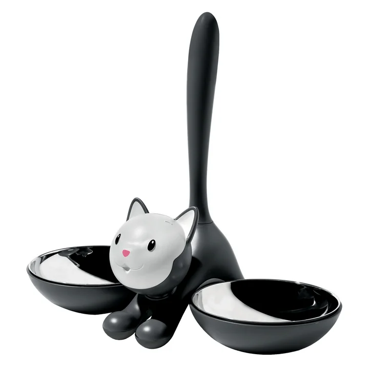 "Tigrito" kattenbakje, zwart van A di Alessi