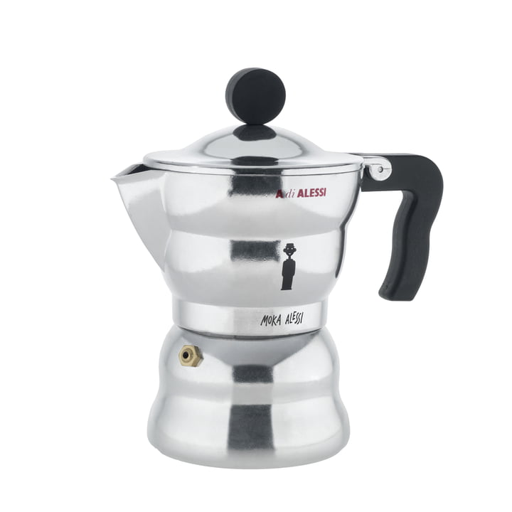 Moka Alessi Espresso machine, 15 cl van A di Alessi