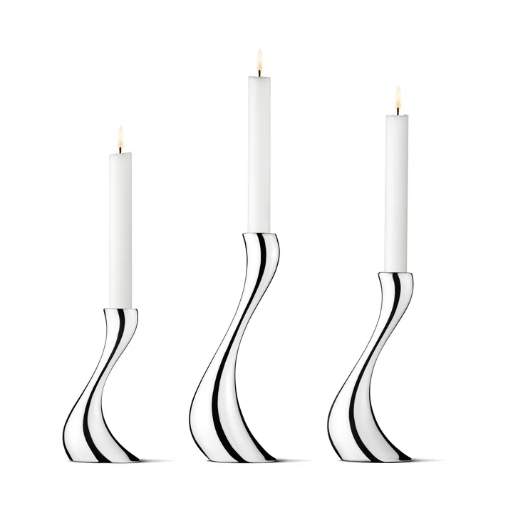 Georg Jensen - Cobra kandelaar, set van 3