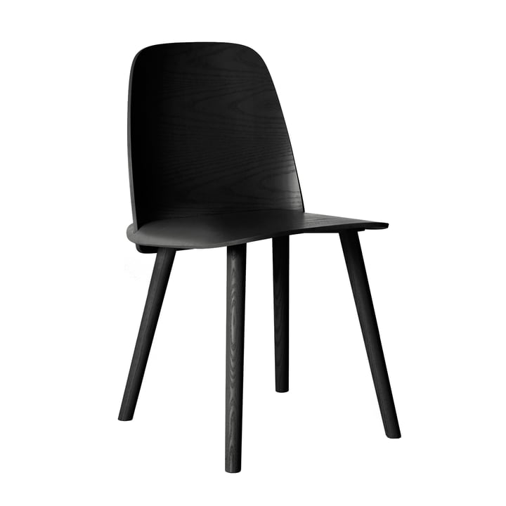 Nerd Chair van Muuto in het zwart