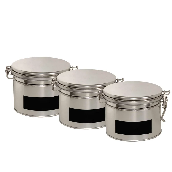 naast elkaar - Thee blikken, set van 3