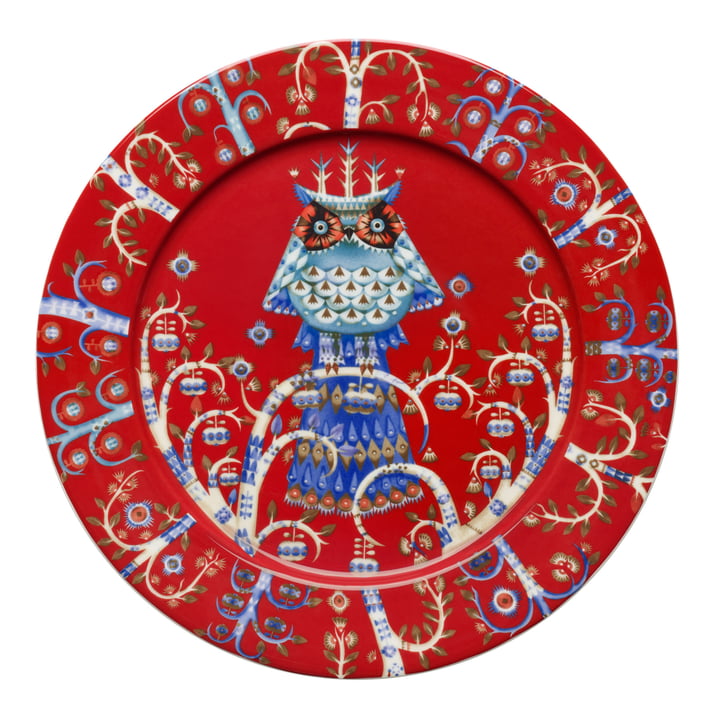 Iittala - Taika plat bord, rood Ø 27 cm