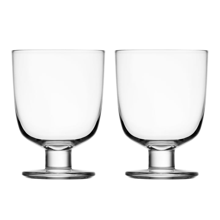 Lempi glas 34 cl (set van 2) van Iittala in helder